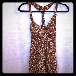 Candies brown and white blouse